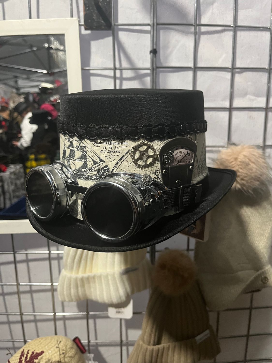 Steampunk Permasilk Top Hat