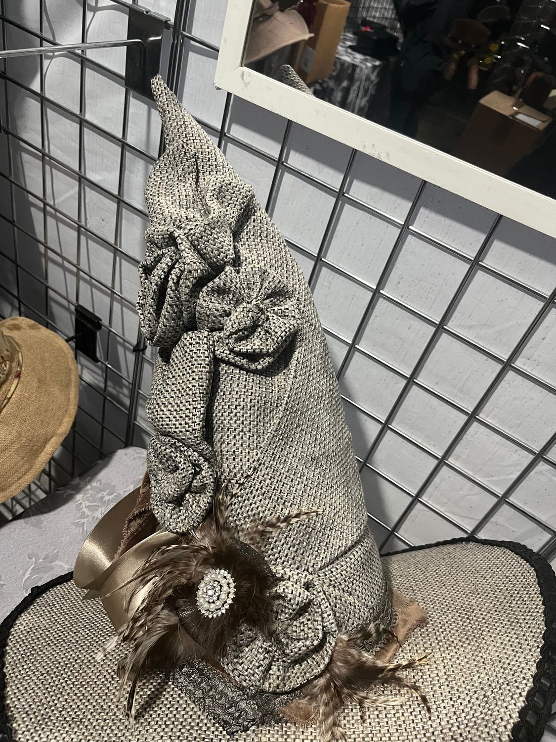 Tweed Witch Hat