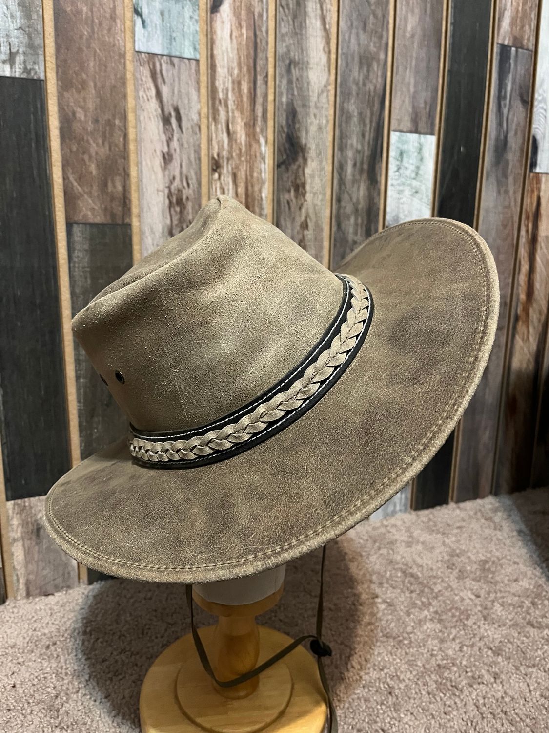 Kenny K Outback Brown/black Leather XL