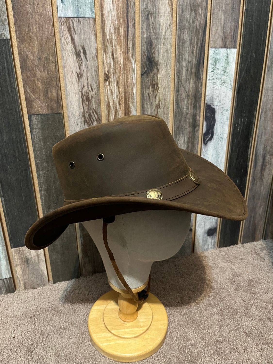 Kenny K Outback Brown Leather Medium