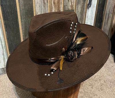 Custom burned chocolate brown rancher