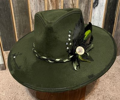 Tash Custom Forest Green Woodburned Rancher