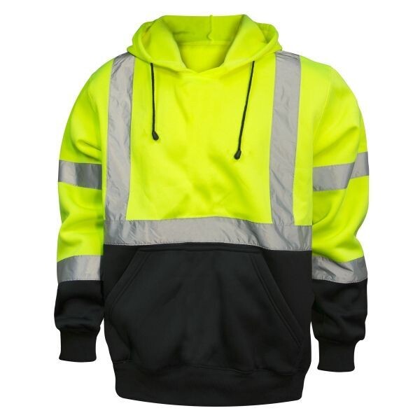 ANSI Class 3 Hi Viz Safety
Hooded Sweatshirt