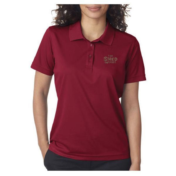 UltraClub Ladies Cool and Dry Mesh Pique Polo Shirt