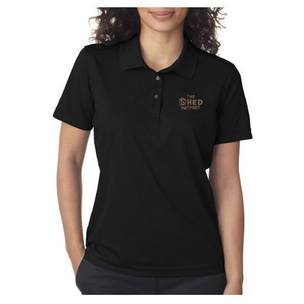 UltraClub Ladies Cool and Dry Mesh Pique Polo Shirt