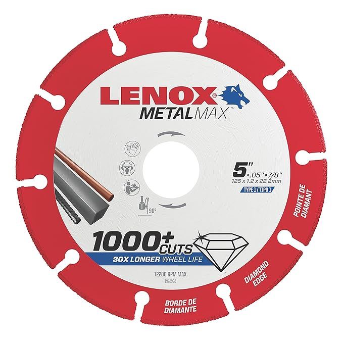 1972922 LENOX DIAMOND CUTOFF WHEEL 5&quot;