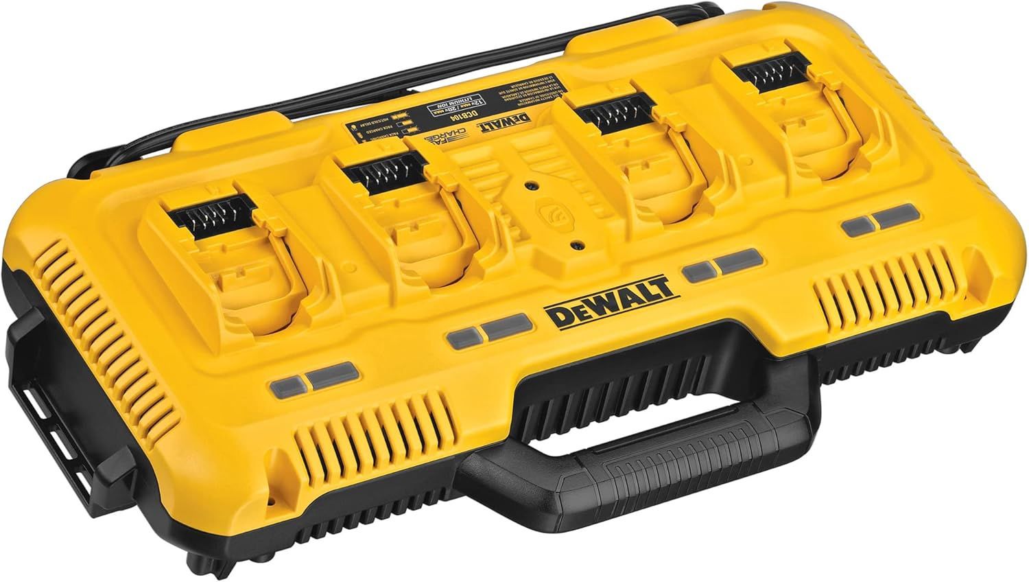 DCB104 DEWALT 4 PORT LITHIIUM Fast Charger