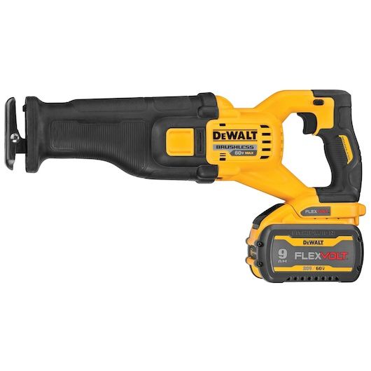 DCS389X2 FLEXVOLT  60V MAX  Brushless Cordless Reciprocating Saw Kit With 2 Batteries &amp; Charger