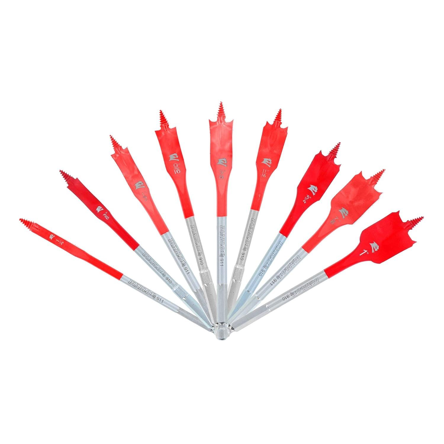 DSP2930-S9 DB Spade Bit Set 9PC