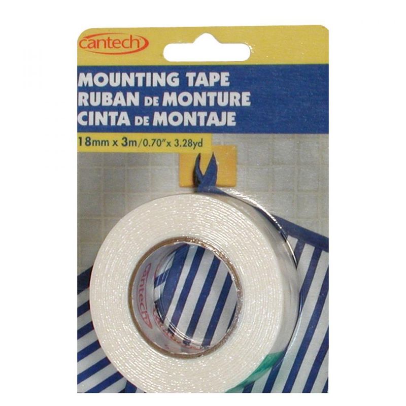 85070900 Foam Tape Mounting 18mm X 3m Cantech 70900