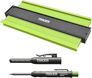 TRACER Contour Gauge 10&quot; (Inc TRACER Deep Hole Pencil)