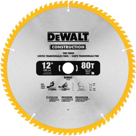 DW3128 12IN 80T SAW BLADE