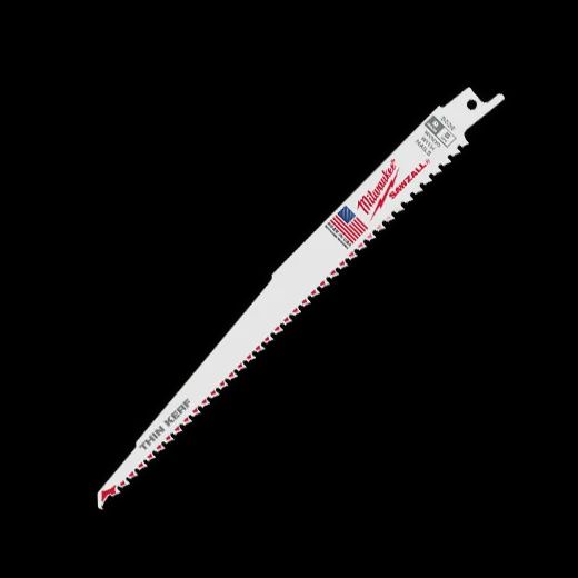 48-01-7036 9&quot; 5 TPI Sawzall Blades For Wood Kerf With Nails