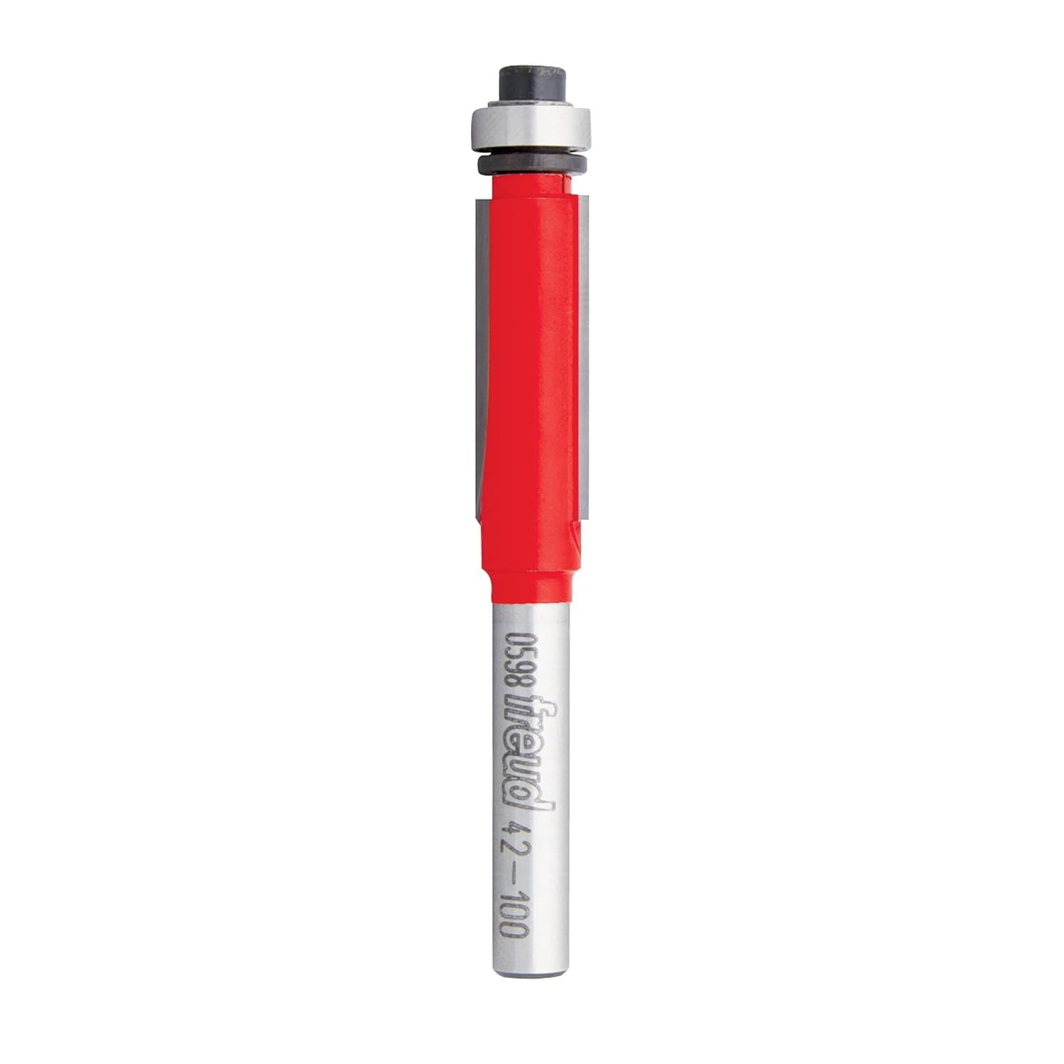 42-102 Carbide Router Bit - 3/8&quot; Bottom Bearing Flush Trim Bit (1/4&quot; Shank)
