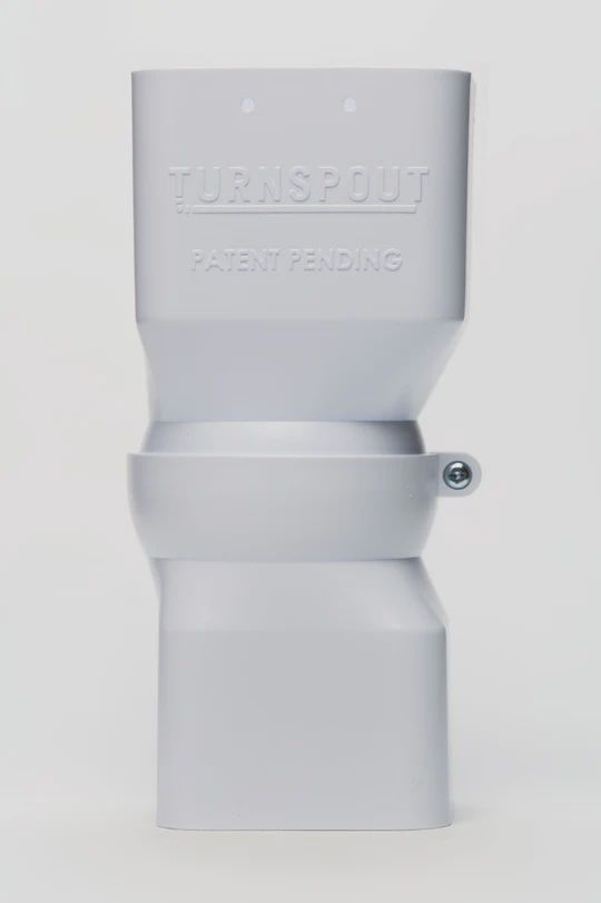 Turnspout 2-5 / 8in x 2-5 / 8in &amp; 2in x 3in White