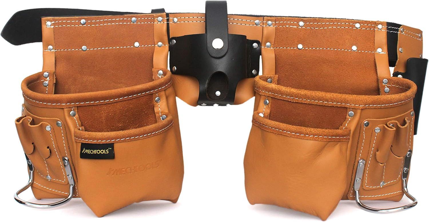 MT14417 THE MASTER CARPENTER&#39;S APRON WITH LEATHER BELT