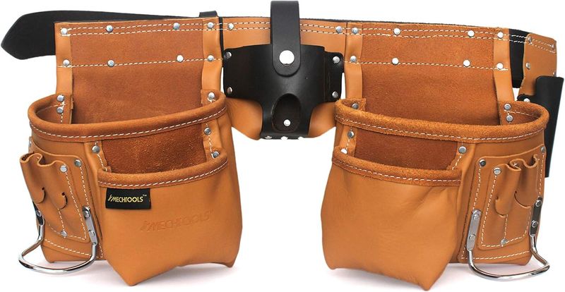 MT14417 THE MASTER CARPENTER&#39;S APRON WITH LEATHER BELT