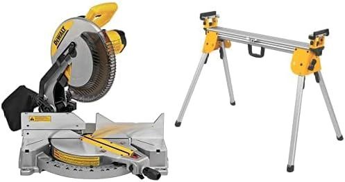 DWS780LST Dewalt 12&quot; Sliding Mitre Saw With Bonus Folding Stand