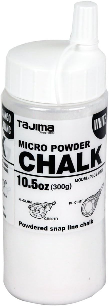 PLC2-W300 Micro Chalk, ultra-fine chalk, white, easy-fill nozzle, 300g / 10.5 oz.