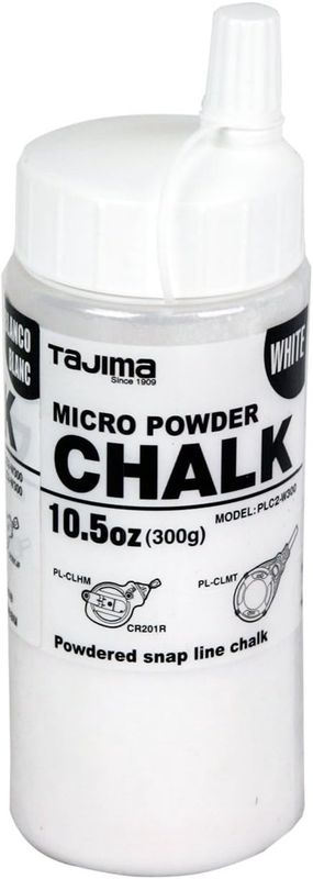 PLC2-W300 Micro Chalk, ultra-fine chalk, white, easy-fill nozzle, 300g / 10.5 oz.