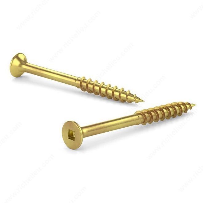 VR 8x3 Square Wooden  Countersunk Screw With Yellow Zinc (2000 pcs)