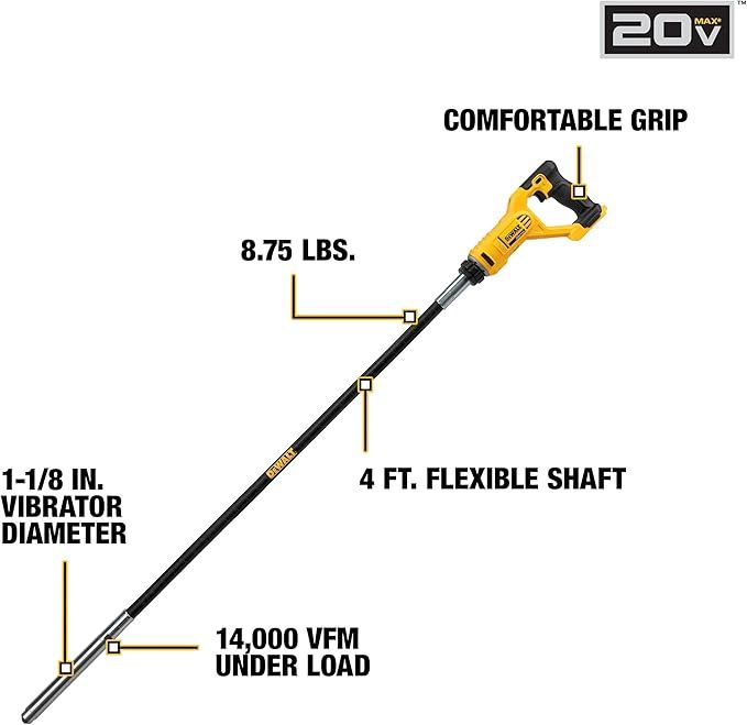 DCE531B Dewalt 20v Pencil vibrator