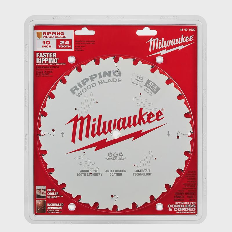 48-40-1020 10&quot; 24T RIPPING SAW BLADE