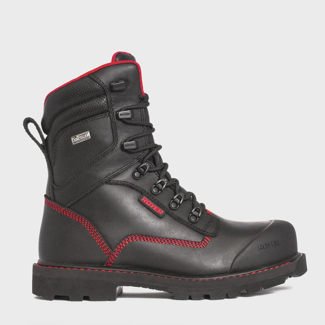 8900RT9 ROYER REVOLT R-DRY VIBRAM MEGAGRIP PRO SOLE, R-DRY WATERPROOF MEMBRANE, ALL LEATHER BOOT 9