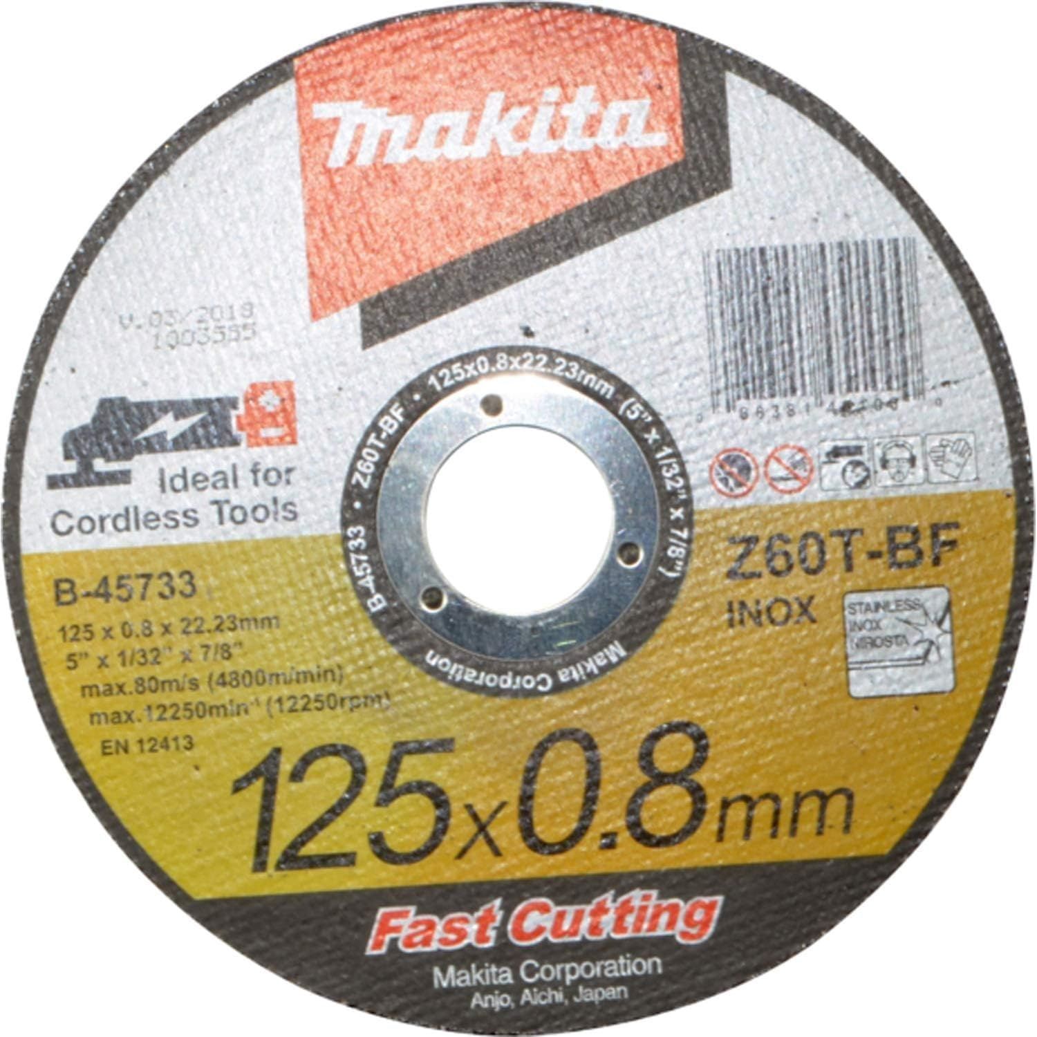 B-46165-120 5&quot;x1/32&quot;x7/8&quot; TKCOW T1 Z60T MTL/SS 120/SE M=1X