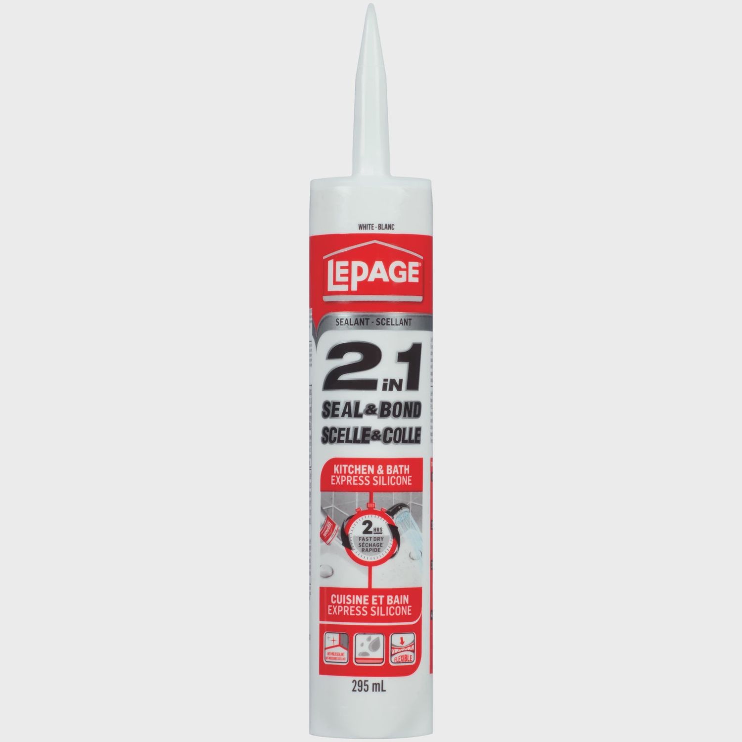 1910257 LePage 2in1 Seal &amp; Bond Kitchen &amp; Bath Acrylic