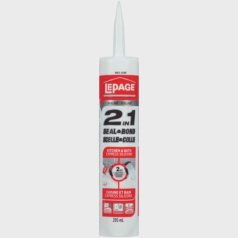 1910257 LePage 2in1 Seal &amp; Bond Kitchen &amp; Bath Acrylic