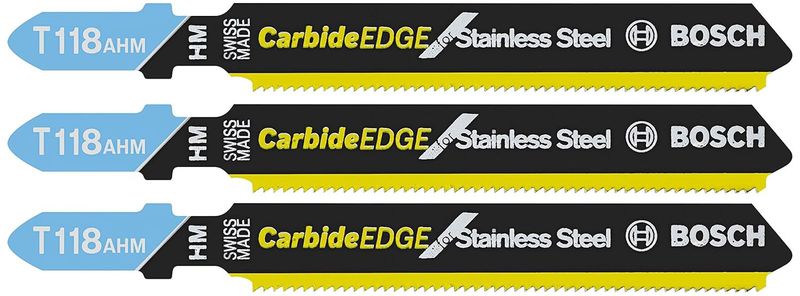 T118AHM3 3&quot; 24TPI TC Jigsaw Blade 3PK
