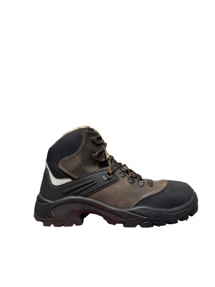 51-22767 EURO SECURITY SHOES SIZE: US(8) COLOR : BROWN/ORANGE