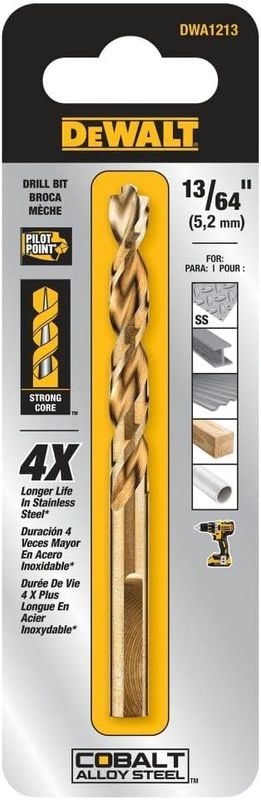 DW1913 13/64" PILOT POINT DRILL BIT
