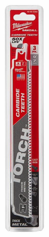 48-00-5302 9IN C-TORCH 3PK SAWZALL BL
