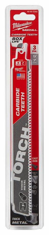 48-00-5302 9IN C-TORCH 3PK SAWZALL BL