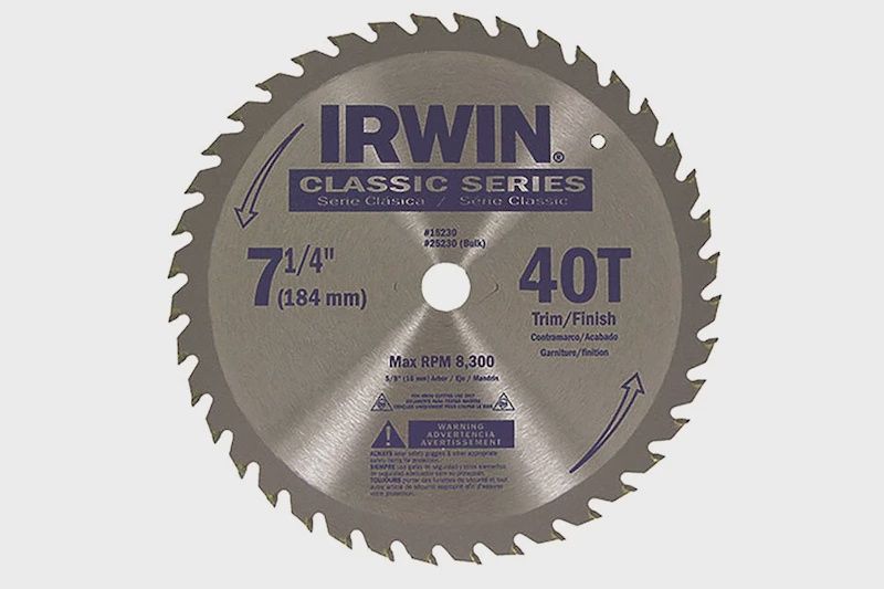 15230ZR SAW BLD 7-1/4&quot; 40T CD