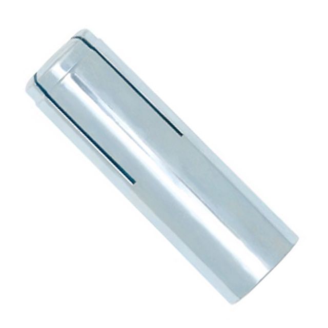 06330-PWR Steel Dropin Single Lag Shield, 1/2&quot; Dia, 2&quot; L, Steel Zinc Plated, 50 PK