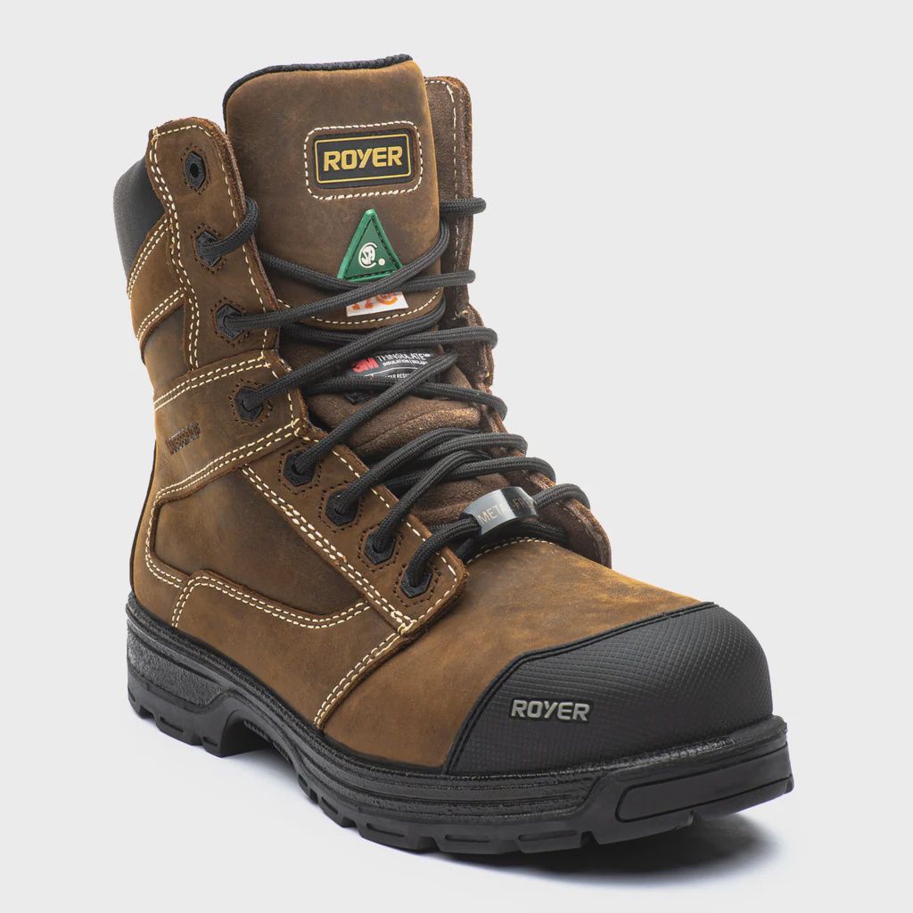 5727AG8 Agility Arctic Grip 8&quot; composite toe leather work boots 8