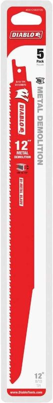DS1208BFD5C Diablo 12&quot; BiM Thick Metal 5pk