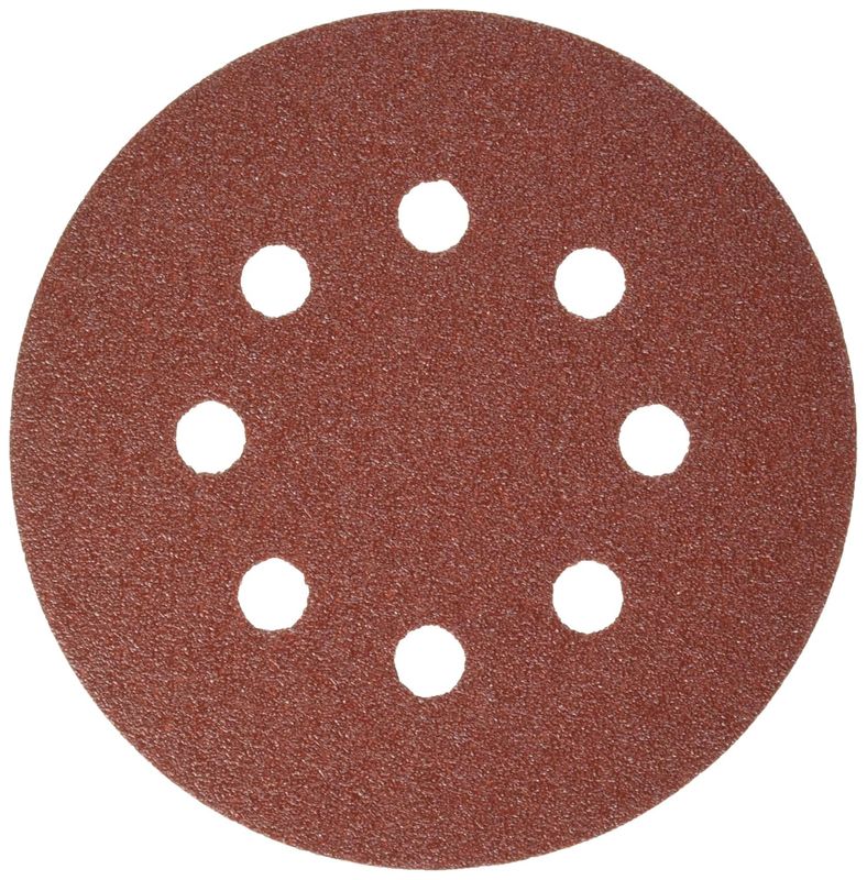 SR5R080 5&quot; Sand Disc, 8-H, 80 Grit (5pk)