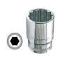 179 Sockets, Finish- Matt,1/2&quot; DR.SOCKET-9mm