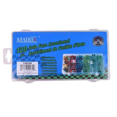 720130 120 pc Auto Plug-In Fuses