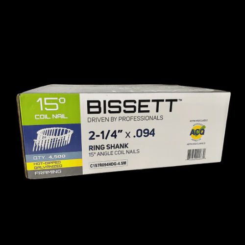 C157R094HDG-4.5M 2-1/4&quot;X .094 15D RING HDG 4.5M