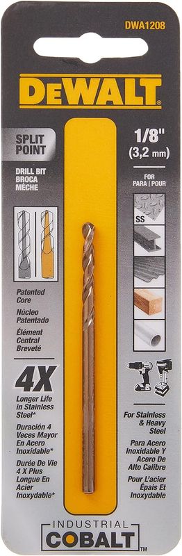 DW1908 1/8" PILOT POINT DRILL BI