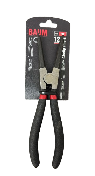 30 Circlip Pliers , Steel- CRV, Finish- Polished 7&quot;/ 180 MM - External Bent