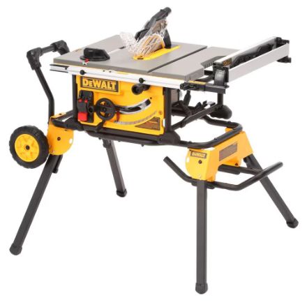 10 in. Jobsite Table Saw With Rolling Stand