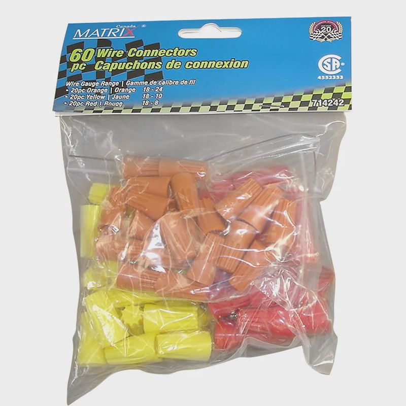 714242 60 pc Wire Connectors