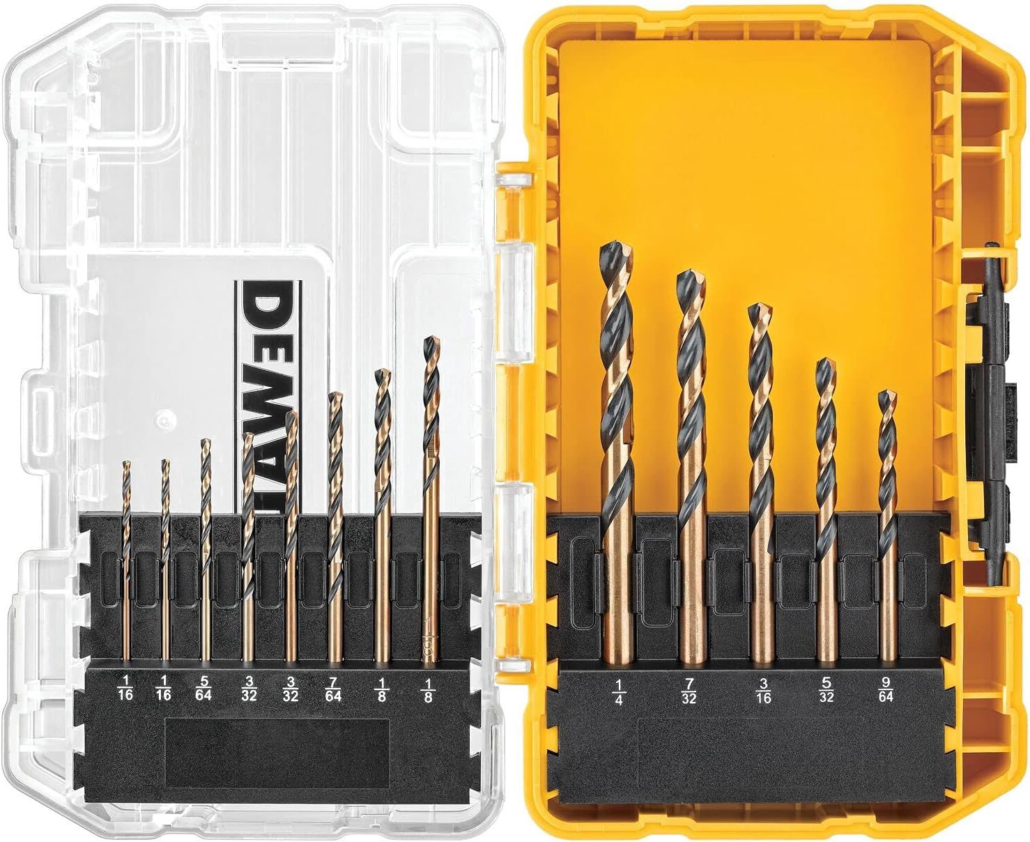 DW1163 13PC BLACK OX DRILL BIT SET