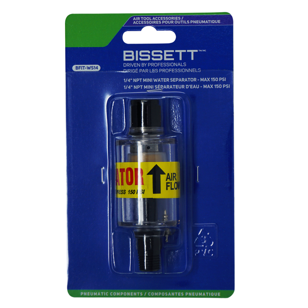 Bfit-WS14 1/4&quot; NPT MINI WATER SEPERATOR-MAX150PSI